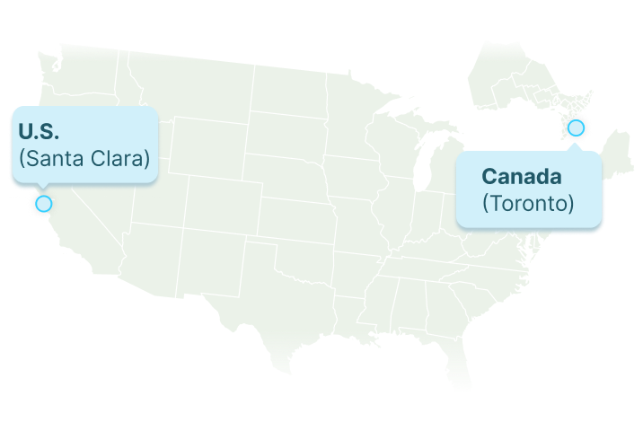 North America Network Map